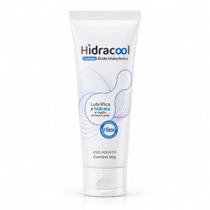 Hidracool Gel Lubrificante E Hidratante Com ácido Hialurônico 50g Rilex

