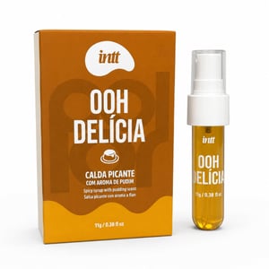 Ooh Delícia Calda Picante Beijável 11g Linha Collors Intt