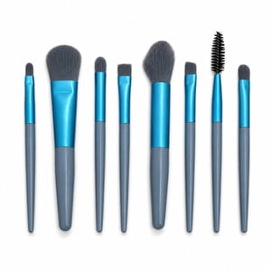 Kit 8 Pincéis Para Maquiagem Com Cerdas Macias Vibe Toys