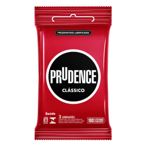 Preservativo Lubrificado 3 Unidades Prudence