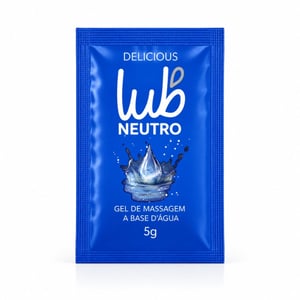 Sachê Lub Neutro Gel Beijável De Massagem 5g Delicious