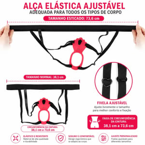 Vibrador De Calcinha Com Alça Ajustável Com Aplicativo E Controle Vibe Toys