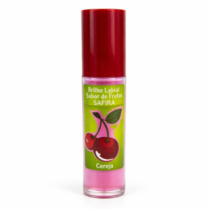 Brilho Labial Roll-on Sabor De Frutas 5ml Safira Cosméticos