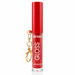 Gloss Chaveiro Morango 3,5ml Safira Cosméticos