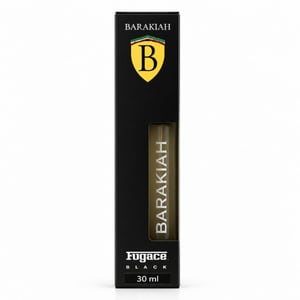 Fugace Black Colônia Masculina 30ml Barakiah By Safira Cosméticos
