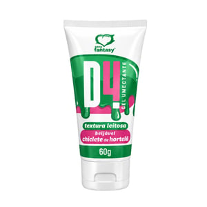 D4 Gel Umectante Textura Leitosa Beijável 60g Sexy Fantasy