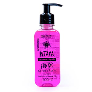 Sabonete Líquido Corpo E Rosto Dragon Fruit 200ml Rhenuks