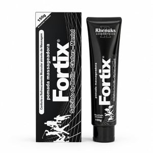Fortix Pomada Massageadora Com Ativos 150g Rhenuks Cosméticos