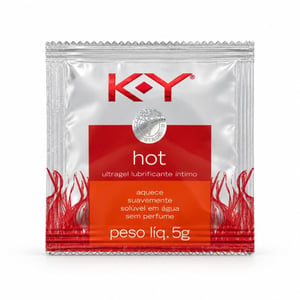 Lubrificante K-y íntimo Hot Sachê 5g Ky