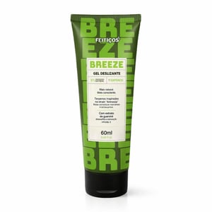 Breeze Gel Deslizante Com Extrato De Guaraná 60ml Feitiços