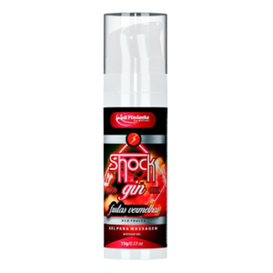 Shock Gin Gel Vibrador Líquido Excitante 15g La Pimienta