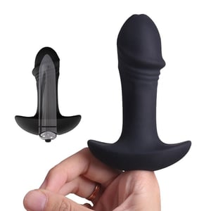 Vibrador Plug Anal Em Silicone Stararrow S-hande