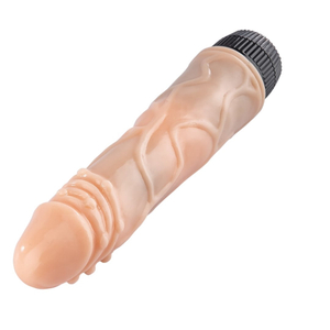Pênis Realístico Texturizado 20x4 Cm Com Vibro Vibe Toys