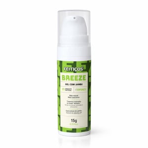 Breeze Gel Vibrante Com Extrato De Jambu 15g Feitiços