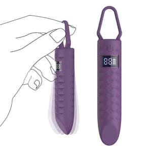 Vibrador Bullet Recarregável Com Visor Led Vibe Toys