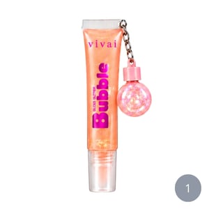 Lip Gloss Glitter Bubble 2 Em 1 Vivai