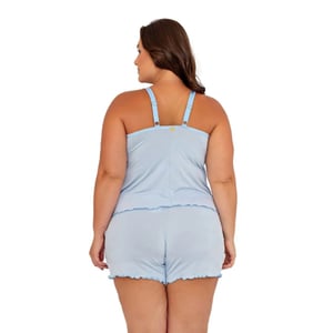 Baby Doll Plus Size Bicolor Rendado Patitex