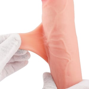 Pênis Realístico Dupla Camada Vertebra Real Skin Feeling 24,5 X 5,0 Cm Si Vibe Toys