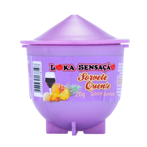 Vela Comestível Sorvete Quente – Espanhola – 30g – Loka Sensação