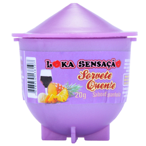 Vela Comestível Sorvete Quente – Espanhola – 30g – Loka Sensação