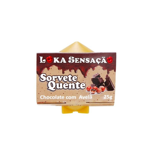 Sorvete Quente Beijável Chocolate com Avelã - Loka Sensação