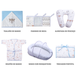 Kit Viagem Papi Baby Contem 06 Peças Masculino