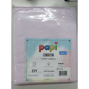 Cobertor Papi Liso 1,10m X 90cm Contem 01 Un 