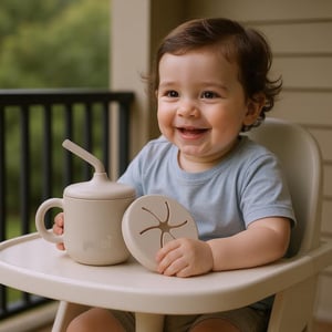 Copo De Silicone Papi Baby Tamanho Unico 02 Peças