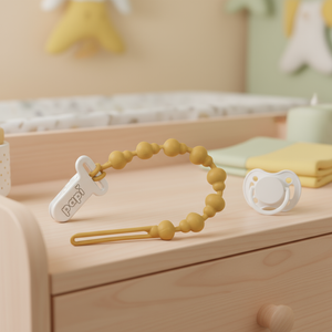 Prendedor De Chupeta De Silicone Papi Baby Tamanho único 01 Unidade