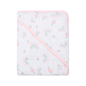 Toalha De Banho Papi Soft Com Capuz Estampada 80cm X 80cm Contem 01 Un