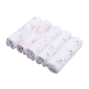 Fralda Papi Soft Estampada Com Bainha 68cm X 68cm Caixa Contém 05 Un