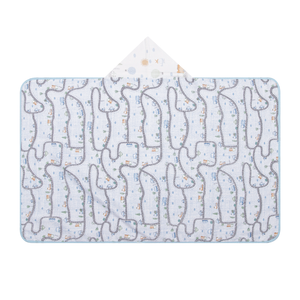 Toalha De Banho Felpuda Papi C/ Capuz Estampada 90cm X 70cm Contem 01 Un