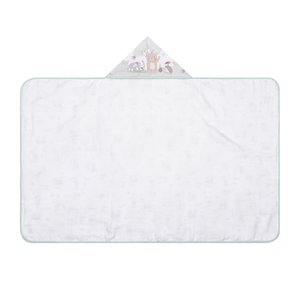 Toalha De Banho Felpuda Papi Forrada C/ Capuz Estampada 90cm X 70cm Contem 01 Un