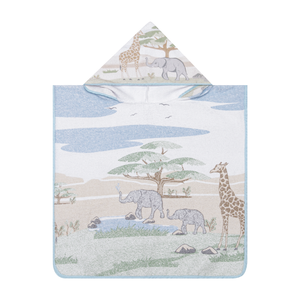 Toalha Poncho Felpuda Papi C/ Est. Grande E Capuz 58cm X 58cm Contém 01 Un
