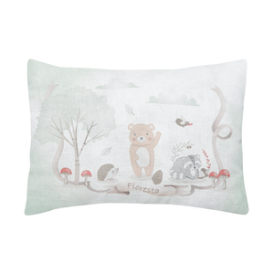 Travesseiro De Espuma Papi Estampado 35cm X 26cm Contém 01 Un