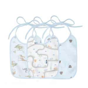 Babador Felpudo E Plastificado Papi Estampado 25cm X 19cm Contem 03 Un