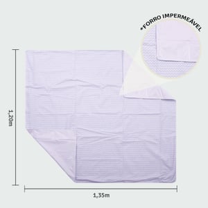 Tapete Para Brincar Papi Baby Com Forro Impermeável 1,35m X 1,20m Contem 01 Un
