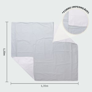 Tapete Para Brincar Papi Baby Com Forro Impermeável 1,35m X 1,20m Contem 01 Un