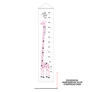 Régua De Crescimento Girafinha Papi Baby 1,50m X 28cm Contem 01 Un