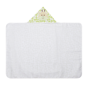 Toalha De Banho Felpuda Bichinhos Papi Forrada C/ Capuz 90cm X 70cm Contem 01 Un