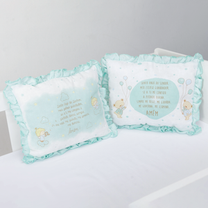 Travesseiro De Oração Papi Com Babado 35cm X 28cm Contem 01 Un