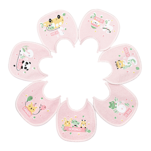 Babador Semaninha Felpudo E Plastificado Papi Estampado 20cm X 19cm Contem 07 Un