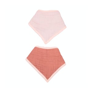 Babador Bandana Liso Soft Premium Papi Baby Tamanho Unico 02 Unidades