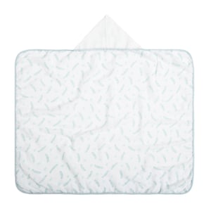 Toalha De Fralda 1 Camada Papi Soft C/ Capuz Bordado 1,10m X 90cm Contem 01 Un 