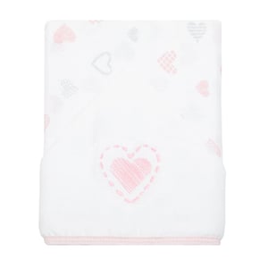 Toalha De Fralda 1 Camada Papi Soft C/ Capuz Bordado 1,10m X 90cm Contem 01 Un 