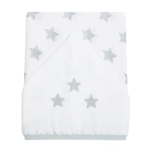 Toalha De Fralda 1 Camada Papi Soft C/ Capuz Bordado 1,10m X 90cm Contem 01 Un 