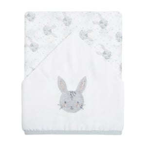 Toalha De Fralda 1 Camada Papi Soft C/ Capuz Bordado 1,10m X 90cm Contem 01 Un 