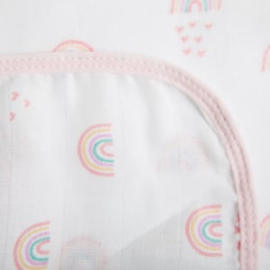 Toalha De Fralda 1 Camada Papi Soft C/ Capuz Bordado 1,10m X 90cm Contem 01 Un 