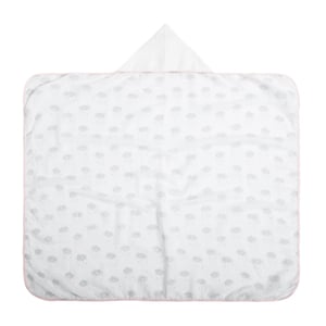 Toalha De Fralda 1 Camada Papi Soft C/ Capuz Bordado 1,10m X 90cm Contem 01 Un 