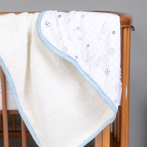 Manta Forrada De Sherpa Papi Baby 87cm X 79cm 01 Un
